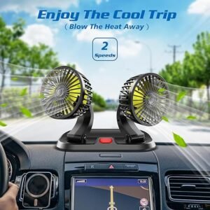 Dual Head Car Cooling Fan