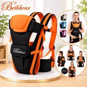 Baby carrier bag 4 in 1,(2-20 kg Capacity) orange color